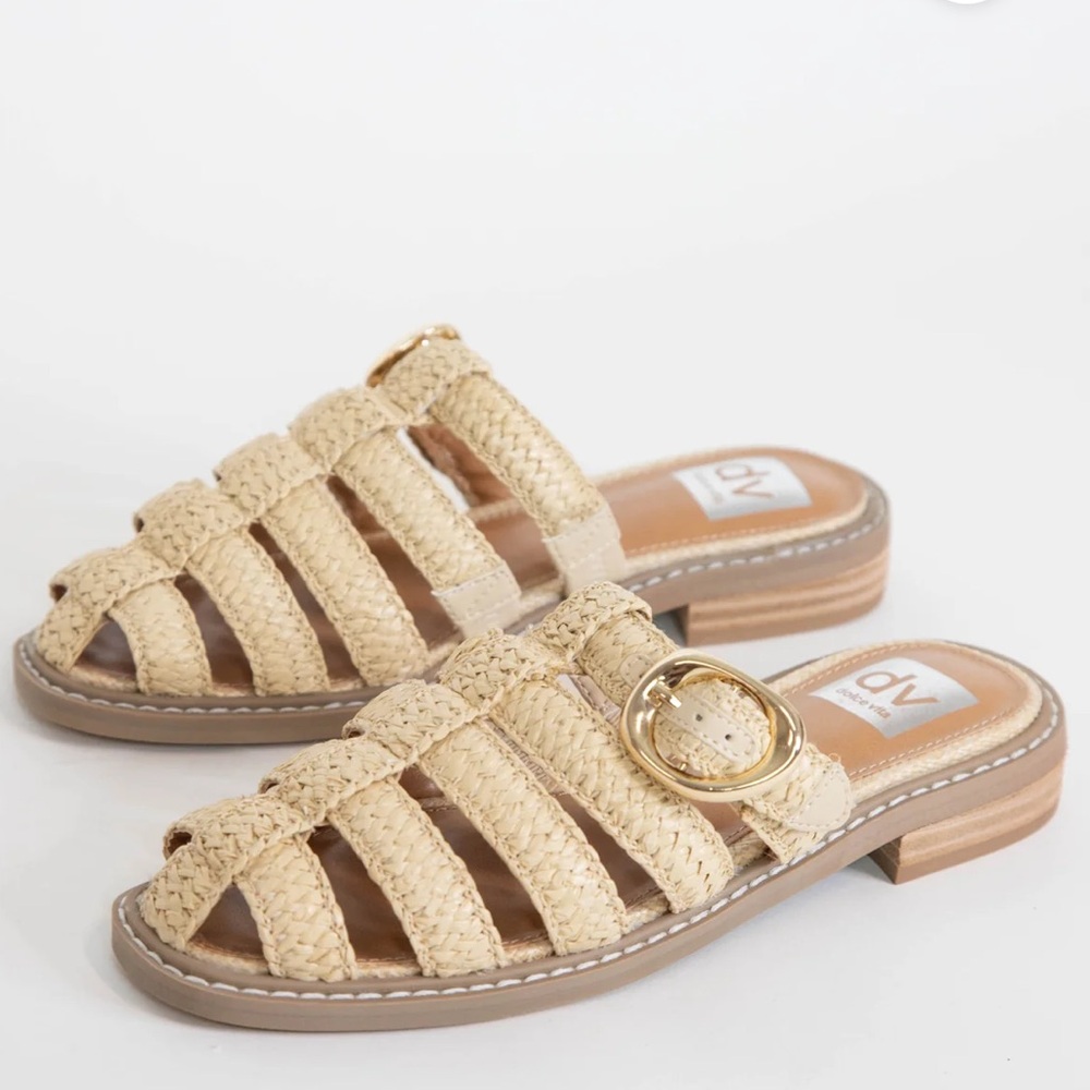 DV by Dolce Vita Fyona Fisherman Mule Sandals 8 NWT